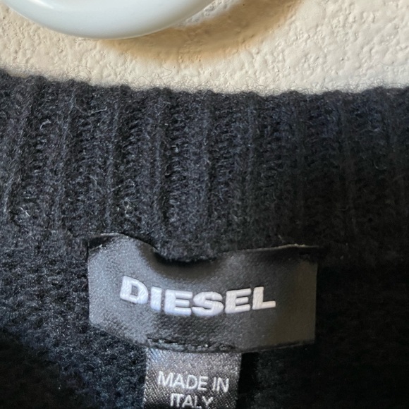 DIESEL E-RAVE, OVERSIZED KNIT SWEATER - Picture 2 of 3